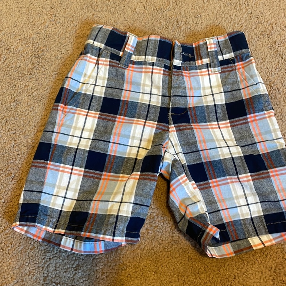 Plaid toddler shorts
